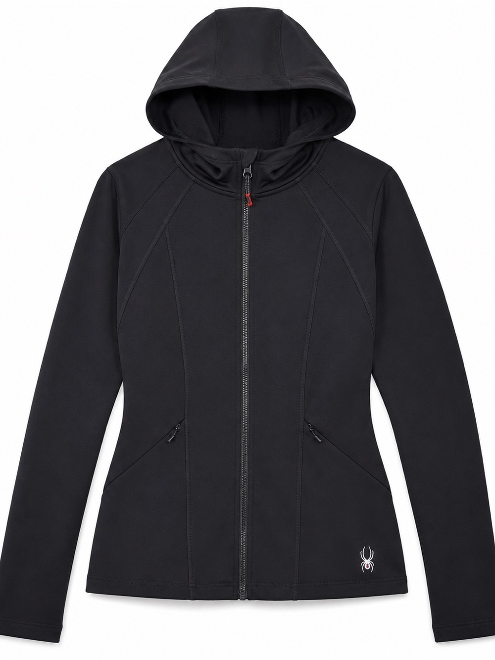 Spyder active women‘s Black full Zip Performance Hoodie Jacket size S